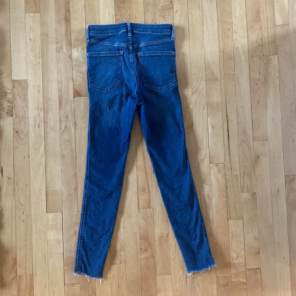 We The Free / Free People High Rise Raw Hem Jeans - Picture 5 of 12